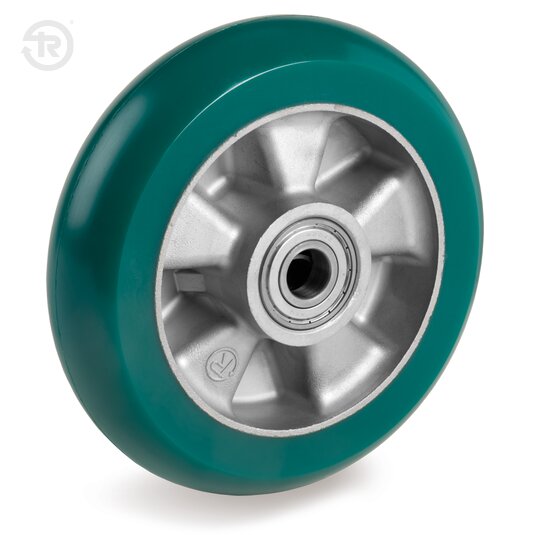 Ruote In Poliuretano TR Roll Bombate Con Nucleo In Alluminio — Tellure Rota
