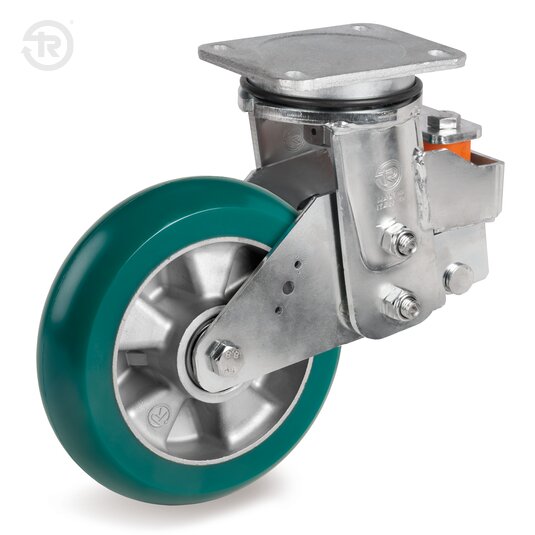Ruote In Poliuretano TR Roll Bombate, Supporto Eesmhd — Tellure Rota