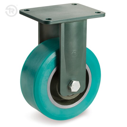 Ruote In Poliuretano TR Roll, Supporto Fisso Ee Hd — Tellure Rota