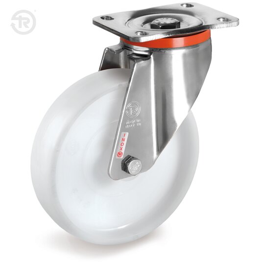 Ruote In Poliammide 6, Supporto Rotante Inox Px — Tellure Rota