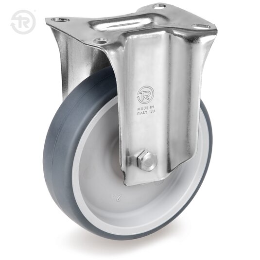 Ruote In Gomma Termoplastica, Supporto Fisso SL — Tellure Rota