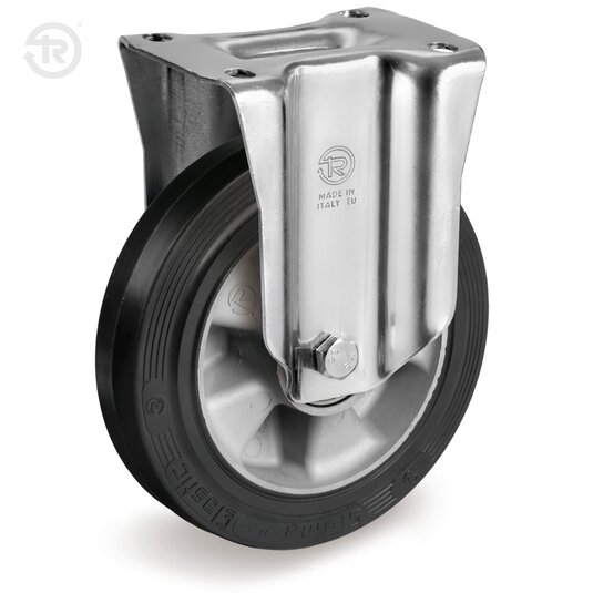Ruote In Gomma Sigma Elastic, Supporto Fisso NL M — Tellure Rota