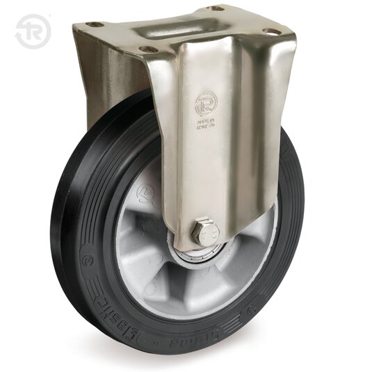 Ruote In Gomma Sigma Elastic, Supporto Fisso P — Tellure Rota