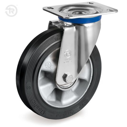Ruote In Gomma Sigma Elastic, Supporto Rotante M — Tellure Rota
