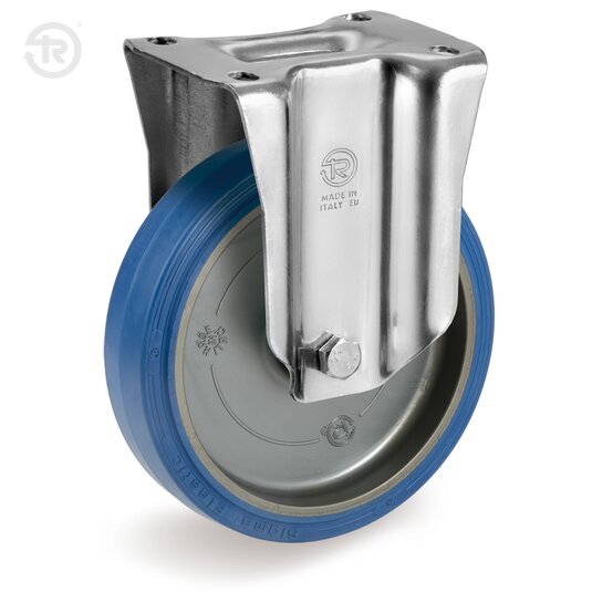 Ruote In Gomma Sigma Elastic, Supporto Fisso NL M — Tellure Rota