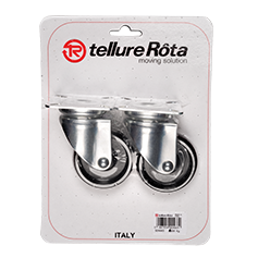 Tellure Rota 324002 — Ruote in poliammide 6, supporto rotante piastra — 324002 | Tellure Rota