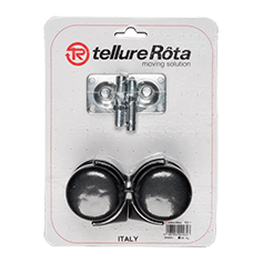 Tellure Rota 340001 — Ruote mobilio gemellate in poliammide 6 — 340001 | Tellure Rota