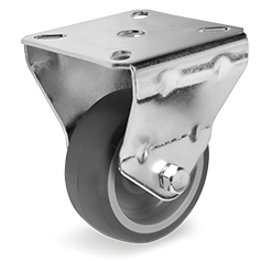 Tellure Rota 385202 — Ruote in gomma termoplastica, nucleo in polipropilene, supporti fissi