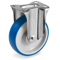Tellure Rota 614811 — Roues en polyuréthane injecté, corps en polyamide 6, monture fixe NL — 614811 | Tellure Rota