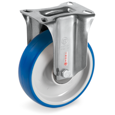 Tellure Rota 615006 — Räder aus gespritztem Polyurethan, Kern aus Polyamid 6, Bockrolle NLX — 615006 | Tellure Rota