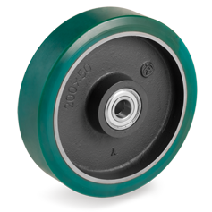 Tellure Rota 624128 — Ruote in poliuretano 'TR-Roll', nucleo in ghisa — 624128 | Tellure Rota