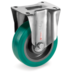 Tellure Rota 625536 — Ruote in poliuretano 'TR Roll', nucleo in poliammide 6, supporto fisso PX — 625536 | Tellure Rota