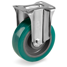 Tellure Rota 627726 — Ruote in poliuretano TR-ROLL, nucleo in poliammide 6, supporto fisso NL-M — 627726 | Tellure Rota