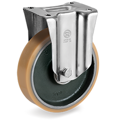 Tellure Rota 638226 — Ruote in poliuretano Vulkollan®, nucleo in acciaio forgiato, supporto fisso NL-M