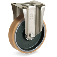 Tellure Rota 638623 — Ruote in poliuretano Vulkollan®, nucleo in acciaio forgiato, supporto fisso P