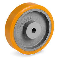 Tellure Rota 641133 — Roues en polyuréthane «TR», corps en fonte mecanique — 641133 | Tellure Rota