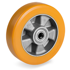 Tellure Rota 652308 — Roues en polyuréthane 'TR' haut epaisseur, corps en aluminium — 652308 | Tellure Rota