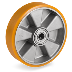 Tellure Rota 654101 — Roues en polyuréthane «TR», corps en aluminium — 654101 | Tellure Rota