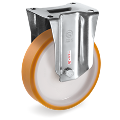 Tellure Rota 665406 — Roues en polyuréthane «TR», corps en polyamide, monture fixe NLX — 665406 | Tellure Rota