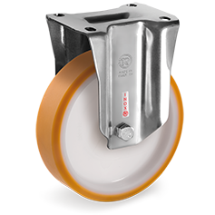 Tellure Rota 667415 — Roues en polyuréthane «TR», corps en polyamide, monture fixe PX — 667415 | Tellure Rota