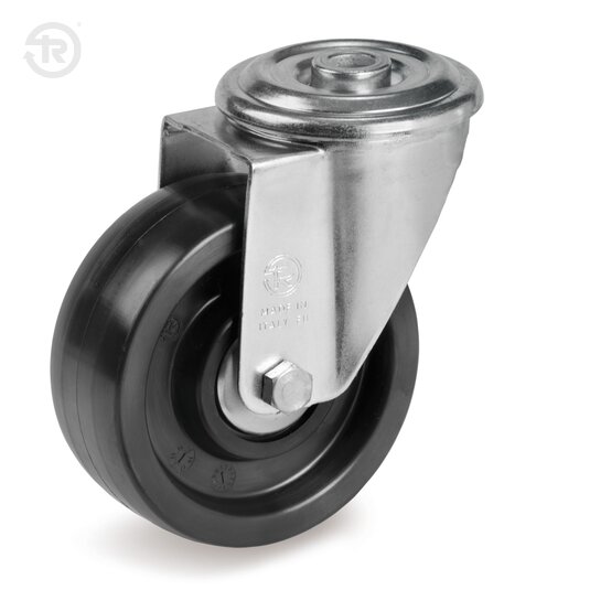 Tellure Rota 676112 — Ruote monolitiche in resina termoindurente, supporto rotante foro passante NL — 676112 | Tellure Rota