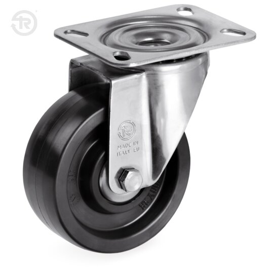 Tellure Rota 677111 — Ruote monolitiche in resina termoindurente, supporto rotante piastra NL — 677111 | Tellure Rota