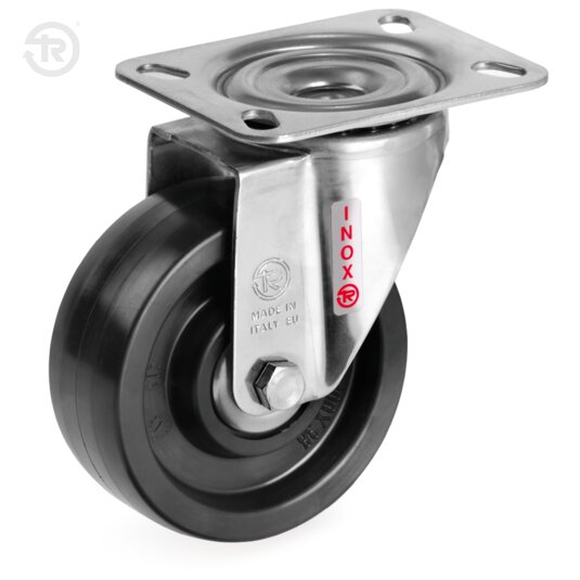 Tellure Rota 678802 — Ruote monolitiche in resina termoindurente, supporto rotante piastra NLX — 678802 | Tellure Rota