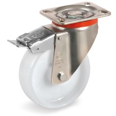 Tellure Rota 686902 — Ruote monolitiche in poliammide 6, supporto rotante piastra P freno anteriore — 686902 | Tellure Rota