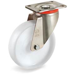 Tellure Rota 687604 — Ruote monolitiche in poliammide 6, supporto rotante piastra P — 687604 | Tellure Rota