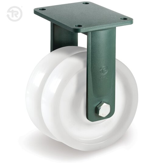 Tellure Rota 688172 — Ruedas monobloque en poliamida 6 para grandes cargas, soporte fijo EEG HD — 688172 | Tellure Rota