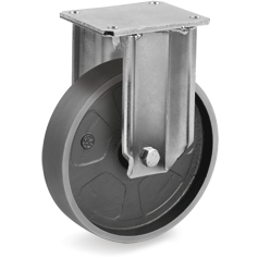 Tellure Rota 698804 — Ruedas monobloque en hierro fundido mecánico, soporte fijo EP — 698804 | Tellure Rota