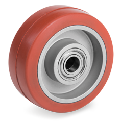 Tellure Rota 722152 — Ruote in gomma siliconica per alta temperatura, nucleo in alluminio