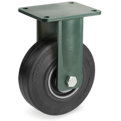 Tellure Rota 729407 — Roues en caoutchouc Sigma Elastic, corps en fonte mecanique, monture fixe EE HD