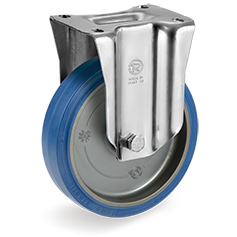 Tellure Rota 735103 — Ruedas en goma 'Sigma Elastic', núcleo en poliamida 6, soporte fijo NL-M — 735103 | Tellure Rota
