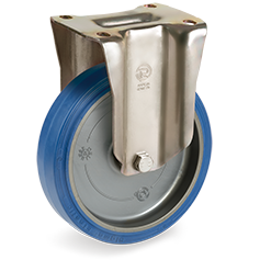 Tellure Rota 736404 — Ruedas en goma 'Sigma Elastic', núcleo en poliamida 6, soporte fijo P — 736404 | Tellure Rota