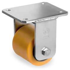Tellure Rota 758401 — Rulli transpallet in poliuretano TR, nucleo in acciaio, supporto fisso EE MHD — 758401 | Tellure Rota